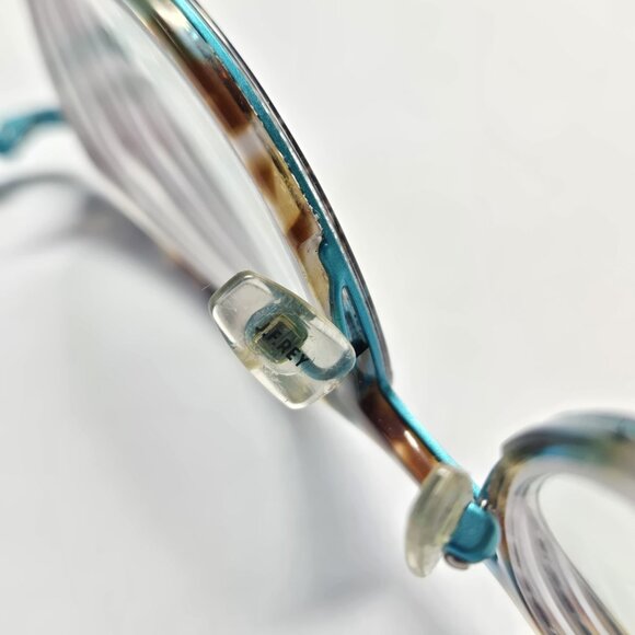 JF Frey Eyeglasses Frames Metal 48-19-143 Demi Turquoise JF2873 - Picture 5 of 7